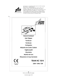 Notice TEAM HC 18N Cortacésped