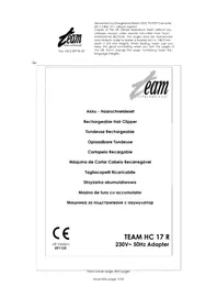 Notice TEAM HC 17 R Cortacésped