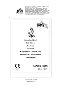 Notice TEAM HC 16 Cortacésped