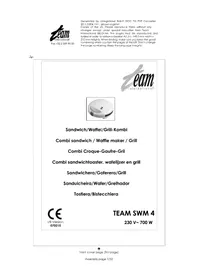 TEAM SWM 4 - Pinza per croque monsieur