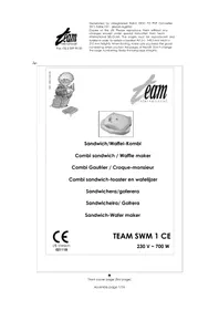 TEAM SWM 1 CE - Pinza per croque monsieur