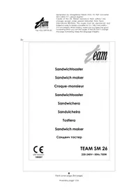TEAM SM 26 - Pinza per croque monsieur