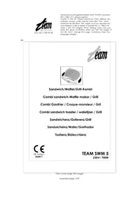 TEAM SWM 5 - Pinza per croque monsieur