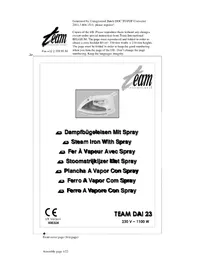 TEAM DAI 23 - Fer à repasser