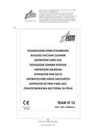 TEAM ST 12 - Прахосмукачка