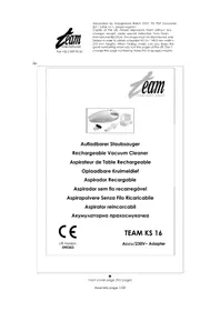 Notice TEAM KS 16 Aspirador