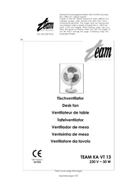 Notice TEAM KA VT 13 Ventilatore