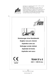 Notice TEAM ST 6 E Aspirador