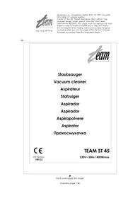 Notice TEAM ST 45 Aspirador
