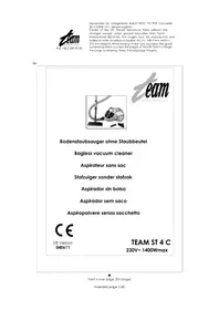 Notice TEAM ST 4 C Aspirador