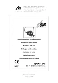 Notice TEAM ST 39 E Aspirador