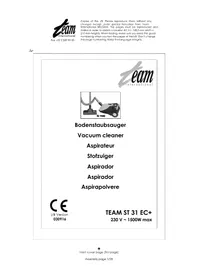 Notice TEAM ST 31 EC+ Aspirador