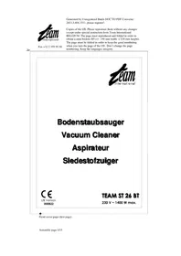TEAM ST 26 BT - Aspirateur