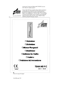 TEAM MS 9 - Mesa de mistura