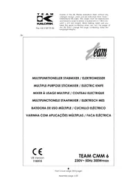 Notice TEAM CMM 6 Mischpult
