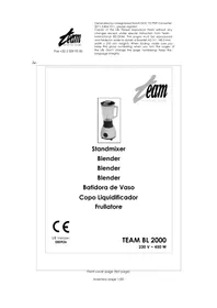 Notice TEAM BL 2000 Mischpult