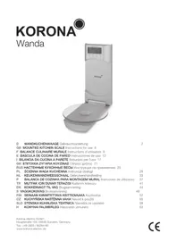 Notice KORONA WANDA Mutfak terazileri