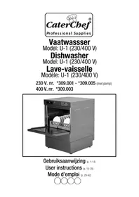 Notice CaterChef U1 309.005 Dishwasher