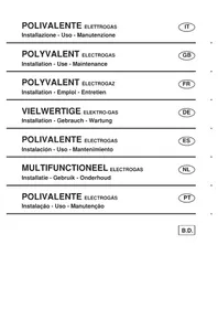 Notice EMAX GEM 655 Cuisinière