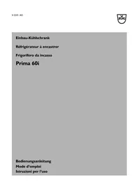 V-ZUG Prima 60i - Frigorifero