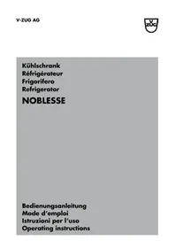 Notice V-ZUG NOBLESSE Fridge