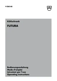 Notice V-ZUG FUTURA Fridge