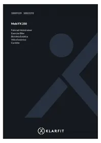 Notice Klarfit MOBI FX 250 Vélo d'appartement