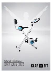 Notice Klarfit AZURA CF Vélo d'appartement