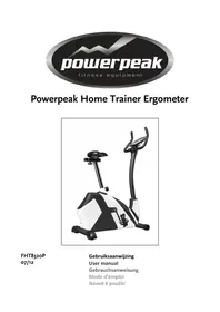 Notice Powerpeak FHT8320P Vélo d'appartement