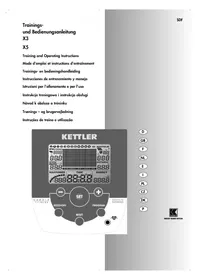 Notice KETTLER X5 Stacionární kolo