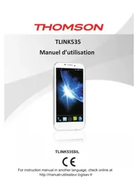 Notice THOMSON TLINK535 Téléphone portable