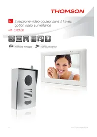 Notice THOMSON 512166 Cámara de vigilancia