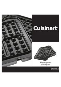 Notice CUISINART GR030E Waffeleisen