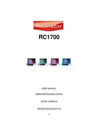 Notice Ricatech RC1700 Mp3 player