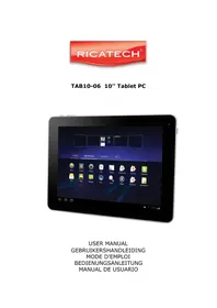 Notice Ricatech TAB1006 Tableta