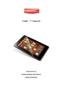 Notice Ricatech TAB07 Tablet