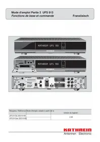 KATHREIN UFS 913 - Récepteur satellite