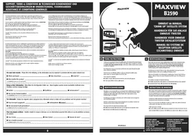 Notice Maxview TWISTER B259085 Récepteur satellite