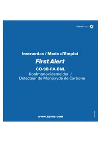 Notice FIRST ALERT CO9BFABNL Caméra de surveillance