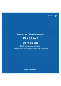 Notice FIRST ALERT COFA9DBNL Caméra de surveillance