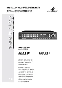 Notice Monacor DMR616 Überwachungskamera