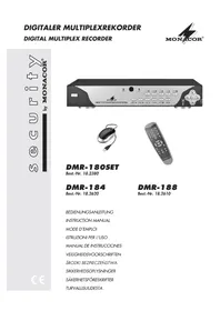 Notice Monacor DMR188 Überwachungskamera