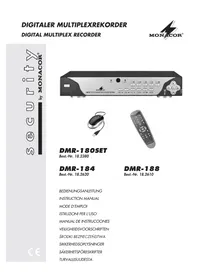 Notice Monacor DMR184 Überwachungskamera