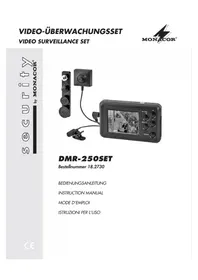 Notice Monacor DMR250SET Überwachungskamera