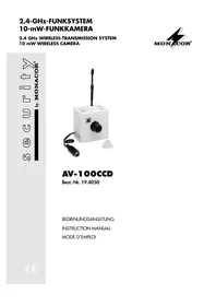Monacor AV100CCD - Caméra de surveillance