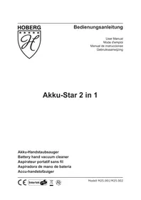 BEEM Hoberg AkkuStar 2 in 1 - Handstofzuiger
