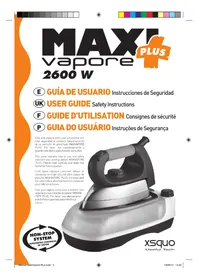 Notice Xsquo MAXIVAPOREPLUS Fer à repasser