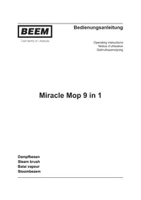 BEEM Miracle Mop 9 in 1 - Nettoyeur à vapeur