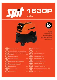 Notice Spit AC1630P Ηλεκτρική σκούπα