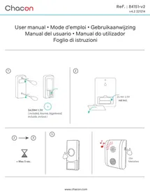 Notice CHACON 84151 Sonnette de portes
